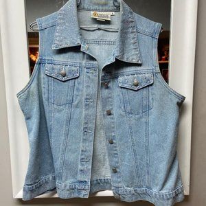 Christine Alexander denim vest